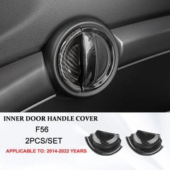Car Interior Accessories For Mini Cooper F54 F55 F56 F57 F60 Real Carbon Fiber Decorative Cover Sticker Protective Auto Part