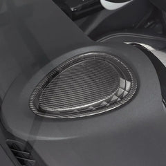 Car Interior Accessories For Mini Cooper F54 F55 F56 F57 F60 Real Carbon Fiber Decorative Cover Sticker Protective Auto Part
