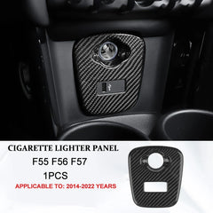 Car Interior Accessories For Mini Cooper F54 F55 F56 F57 F60 Real Carbon Fiber Decorative Cover Sticker Protective Auto Part