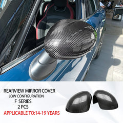 Car Interior Accessories For Mini Cooper F54 F55 F56 F57 F60 Real Carbon Fiber Decorative Cover Sticker Protective Auto Part