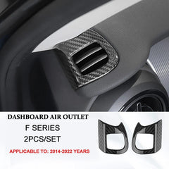 Car Interior Accessories For Mini Cooper F54 F55 F56 F57 F60 Real Carbon Fiber Decorative Cover Sticker Protective Auto Part