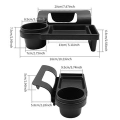 Car Organizer Box With Cup Holder Drink Holder Side Door Window Phone Slot Hanging Storage Rack For Vehicle Interior Accessories