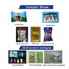 Customize Automatic Production Line Automatic Pillow Packing Machine for Food/Bread/Candy/Vegetable Packaging