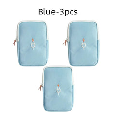 Travel Gadget Organizer Bag Portable digital cable bag Electronics Accessories Storage Carrying Case Pouch for USB power Bank