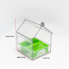 Hanging Parrot Feeder Prevent Scattering Bird Feeding Bowl Multifunction Bird Bath Parakeets Bathtub Bird Cage Accessories
