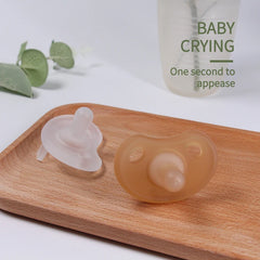 1pc Baby Pacifier For Daily Use Soothing Round Head Design Baby Reborn Silicone For Baby Accessories Newborn