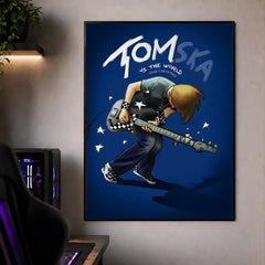 Animation E-Eddsworld Edd Tom Tord Poster Waterproof HD Modern Peel And Stick Wall Decor Bedroom Living Room Dorm Office
