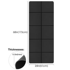 Yoga mat sports fitness EVA comfortable foam 4mm thick yoga mat sports yoga and Pilates gymnastics mat