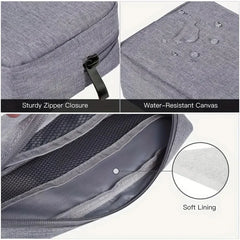 Travel Essentials Pouch Organizer for USB Cables Earphones Gadgets Storage Bag Digital Accessories Makeup Cover Devices