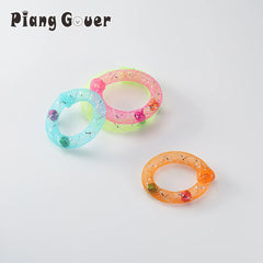 12pcs Bell Circle Donut Small Cat Toy Interactive Grid Hose Pet Toys
