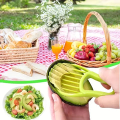 3 in 1 Plastic Avocado Fruit Slicer Outdoor Household Kitchen Camping Accessories Multifunctional Cutting Tool