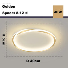 Modern LED Room Decoration Ring Ceiling Light Living Room Bedroom Dining Room Ceiling Lamp Indoor Lighting Decorative Lamps