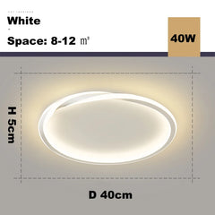 Modern LED Room Decoration Ring Ceiling Light Living Room Bedroom Dining Room Ceiling Lamp Indoor Lighting Decorative Lamps