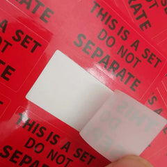 100pcs This is a Set Do Not Separate Stickers 2" x1" Red Packing Labels for Shipping Bundle Sets and Multi-Pack Products