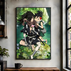 Anime D-Dororo Bathroom Room Wall Decor Hallway Aesthetic Easy Apply Easy Installation Poster