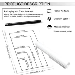Animation E-Eddsworld Edd Tom Tord Poster Waterproof HD Modern Peel And Stick Wall Decor Bedroom Living Room Dorm Office
