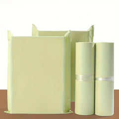 50 PCS/Set Express Bag Packing Bag Thickened Cream apricot Clothing Mail Waterproof Packing Bag Logistics Packing Bag