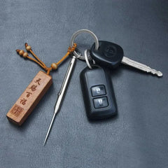 Portable Toothpicks Titanium Toothpicks Pocket Toothpicks Keychain Silver Outdoor Picnic Camping Accessories