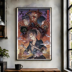 Anime D-Dororo Bathroom Room Wall Decor Hallway Aesthetic Easy Apply Easy Installation Poster