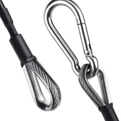 1-6Pcs 25cm Gym Cable Extension Compatible with Bowflex Home Gym Accessories for LAT/Tricep Pull Down and Leg Extensions Machine