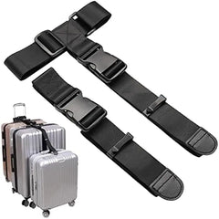 Luggage Straps Adjustable Packing Straps Travel Attachment Accessories for Connect Your Three Luggage Together