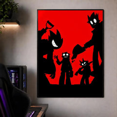 Animation E-Eddsworld Edd Tom Tord Poster Waterproof HD Modern Peel And Stick Wall Decor Bedroom Living Room Dorm Office