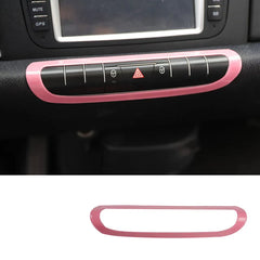 Car Interior Decoration Products ABS Protective Shell Pink Sticker For Mercedes Smart 451 Fortwo Car Modification Accessories