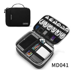 Portable Electronic Accessories Travel case,Cable Organizer Bag Gadget Carry Bag for iPad,Cables,Power,USB Flash Drive, Charger