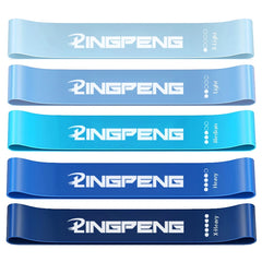 Resistance Exercise Loop Bands Set Workout Bands for Women and Men Stretch Bands 5 Different Resistance Levels for Booty Legs