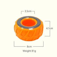 CAITEC Dog Toys Squeaking Tire Toy Durable Floatable Springy Pet Toys Bite Resistant