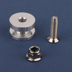 Motorcycle Luggage Accessories Set, 4Pcs: Rear Trunk Top Case, Tail Box & Side Box Brackets, Base Plate Buckle
