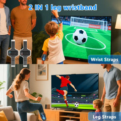 2025 Switch Sport Accessories Bundle for Switch 2 10-in-1 Game Set Includes Sword Boxing Tennis Racket Leg Straps Golf
