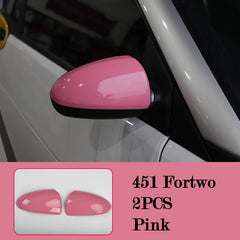 Car Interior Decoration Products ABS Protective Shell Pink Sticker For Mercedes Smart 451 Fortwo Car Modification Accessories