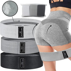 Resistance Bands, Fabric Workout Bands for Women & Men, Cloth Booty Resistance Loop Bands, Thick Squat Bands for Butt/Legs/Thigh