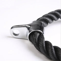 Gym Accessories Fitness Tricep Rope Cable Pull Down Rope Weights Handles For Workout Muscle Training Exercise