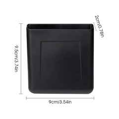 black Organizer For Car Versatile Storage Pocket Car Seat Storage Box Compact Small Car Organizer Car Console Organizers