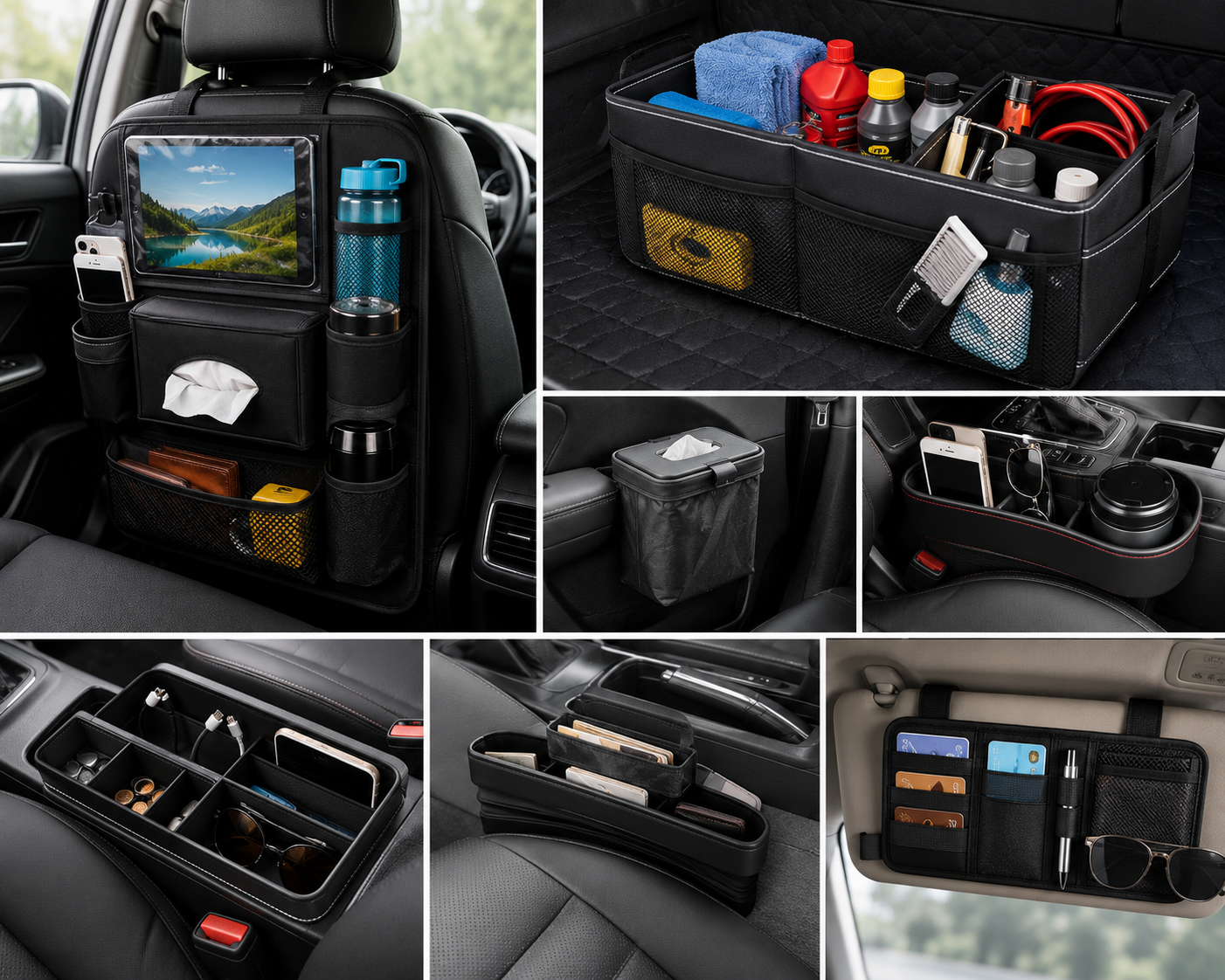 Car organizers