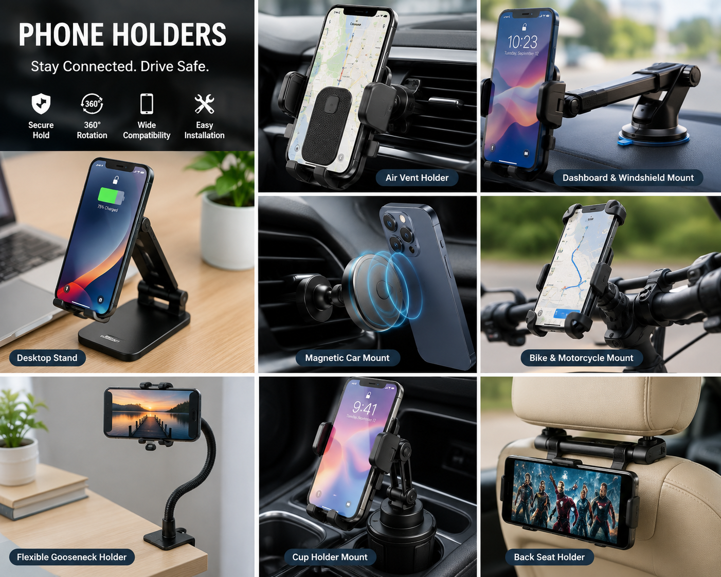Phone holders
