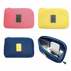 Travel Accessory Cable Bag Portable Digital USB Electronic Organizer Gadget Case Travel Cellphone Charge Mobile Charger Holder