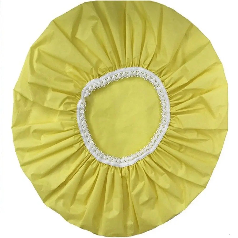 Colorful Home Bathing Hotel Hats Travel Camping Accessories Bathroom Products Hair Cover Shower Cap