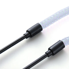 2pcs Spring Hose Feather Sequins Cat Teaser Stick Cat Rod Kitten Pet Toys