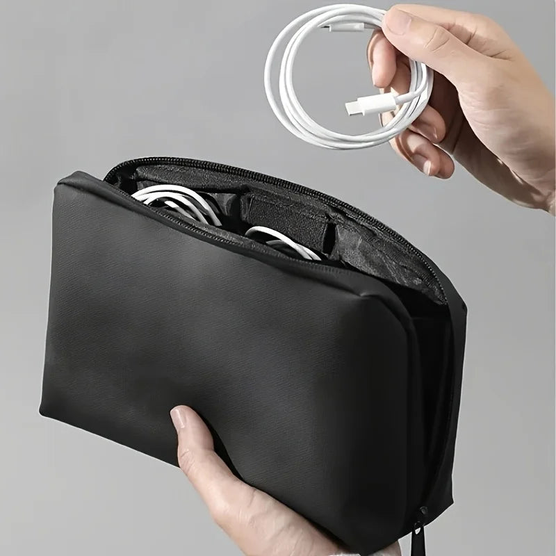 Travel Portable Storage Pouch Digital Product Storage Bag USB Data Cable Organizer Headset Charging Treasure Box Bag Accessories