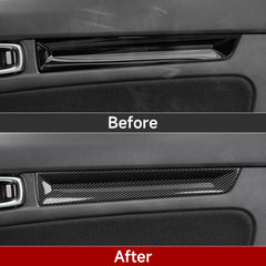 For Honda Civic 11th Gen (2022-2026) Interior Accessories, Car Door  Decorative Strips Cover Panel Carbon Fiber ABS Trim Sticker