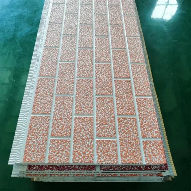 Earthquake Proof Exterior Wall Decorative Panel Metal Carving Board Exterior Wall Insulation Decoration Integrated Board