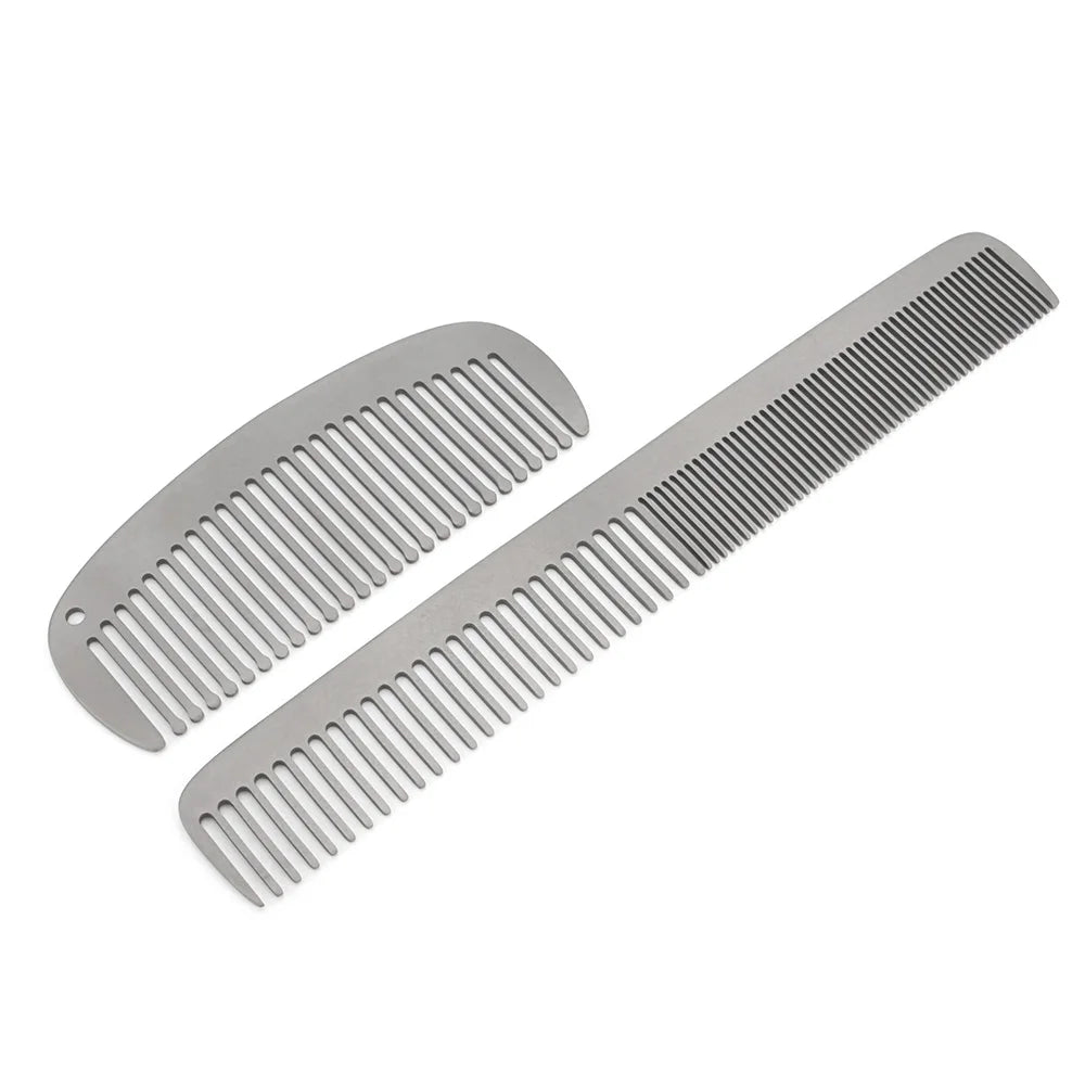 Titanium Alloy Comb Camping Accessories Outdoor Small Tool