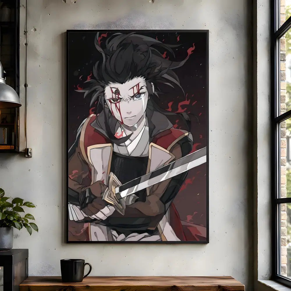 Anime D-Dororo Bathroom Room Wall Decor Hallway Aesthetic Easy Apply Easy Installation Poster