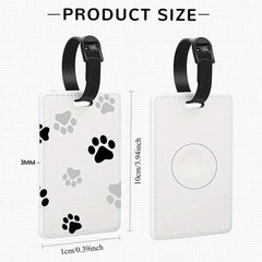 Customized Personal Photo Luggage Tag Can Be Used for Backpacks Suitcases Stylish Design Perfect Gift for Holidays and Birthdays