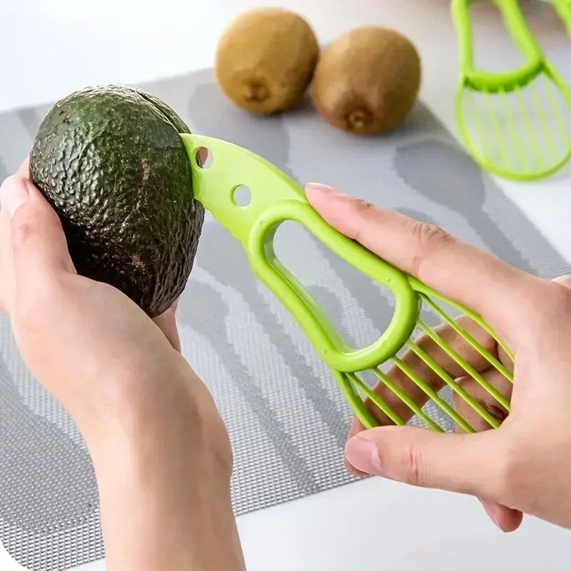 Multifunctional 3 in 1 Avocado Slicer, Outdoor Home Kitchen Camping Accessories Tools