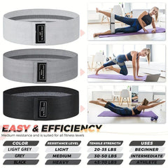 Resistance Bands, Fabric Workout Bands for Women & Men, Cloth Booty Resistance Loop Bands, Thick Squat Bands for Butt/Legs/Thigh
