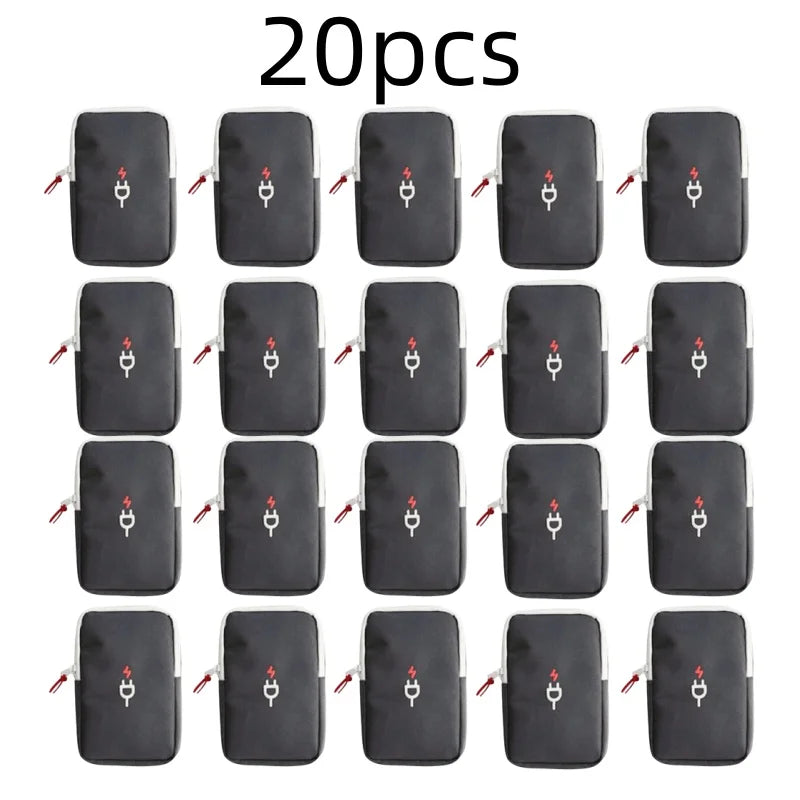 Travel Gadget Organizer Bag Portable digital cable bag Electronics Accessories Storage Carrying Case Pouch for USB power Bank